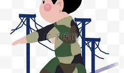 军训漫画图片,漫画里的热血瞬间